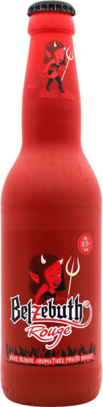 4,95 € Envio grátis | Cerveja Belzebuth Rouge — Tinto França Garrafinha Terço 33 cl