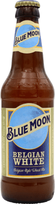 3,95 € Free Shipping | Beer Blue Moon Blanche — White United States Third-Liter Bottle 33 cl