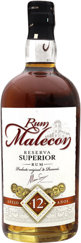 47,95 € Envoi gratuit | Rhum Bodegas de América Malecon Panama 12 Ans Bouteille 70 cl