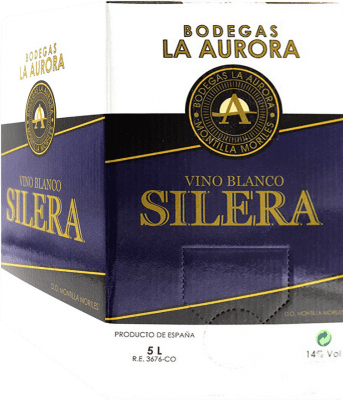 21,95 € Envio grátis | Vinho Generoso Fortificado La Aurora Silera D.O. Montilla-Moriles Espanha Bag in Box 5 L