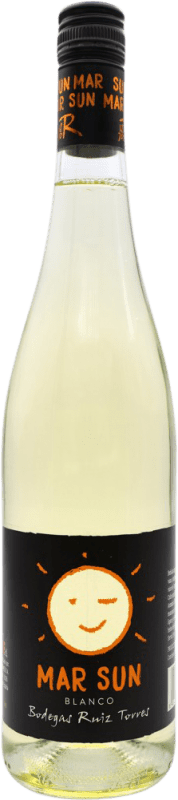 6,95 € Envio grátis | Vinho branco Ruiz Torres Mar Sun Blanco D.O. Rías Baixas Espanha Garrafa 75 cl