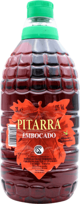 8,95 € Envio grátis | Vinho tinto Ruiz Torres Pitarra Embocado Espanha Garrafão 2 L