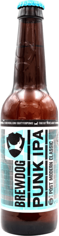 4,95 € 送料無料 | ビール BrewDog Punk IPA イギリス 3分の1リットルのボトル 33 cl