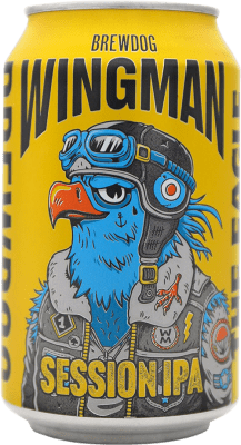 3,95 € Бесплатная доставка | Пиво BrewDog Wingman Session IPA Объединенное Королевство Алюминиевая банка 33 cl