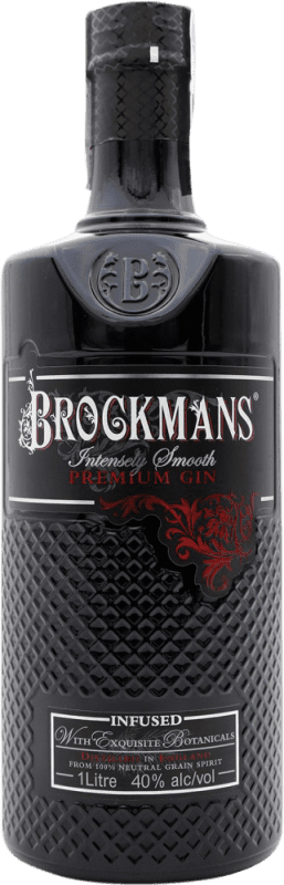 47,95 € Envio grátis | Gin Brockmans Reino Unido Garrafa 1 L