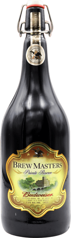 275,95 € Envio grátis | Cerveja Budweiser Brew Masters Private Reserve Estados Unidos Garrafa Especial 1,5 L