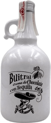 11,95 € 送料無料 | テキーラ Buitral Crema — クリーム メキシコ 1 L Chocolat — チョコレート, Tequila — テキーラ