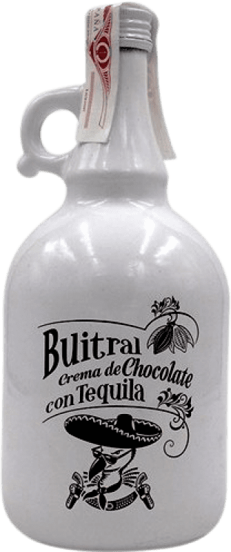 15,95 € Free Shipping | Liqueur Cream Buitral Chocolate con Tequila Mexico Bottle 1 L