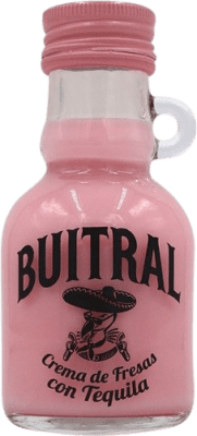 4,95 € Envoi gratuit | Tequila Buitral Crema al Tequila Fresa Mexique Mini-Bouteille 10 cl