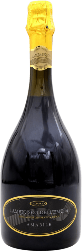 7,95 € 免费送货 | 红汽酒 Caldirola I.G.T. Emilia Romagna 意大利 Lambrusco 瓶子 75 cl