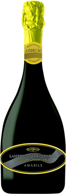 7,95 € Бесплатная доставка | Красное игристое Caldirola I.G.T. Emilia Romagna Италия Lambrusco бутылка 75 cl