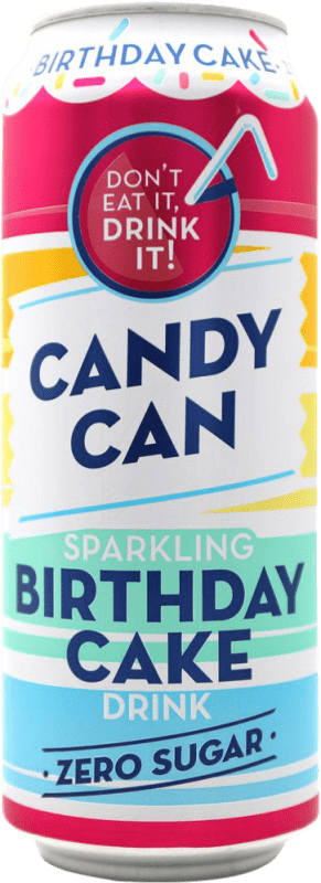 2,95 € Envio grátis | Refrigerantes Candy Can Birthday Estados Unidos Lata Medium 50 cl Cake — Bolo