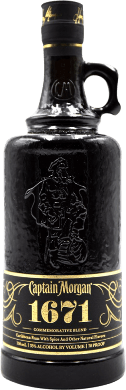 368,95 € Envoi gratuit | Rhum Captain Morgan 1671 Commemorative Blend Jamaïque Bouteille 70 cl