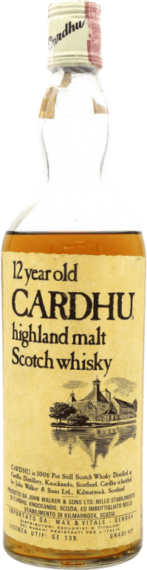 572,95 € Envoi gratuit | Single Malt Whisky Cardhu 1970's Spécimen de Collection Ecosse Royaume-Uni 12 Ans Bouteille 70 cl