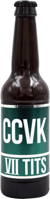 3,95 € Envío gratis | Cerveza CCVK VII TITS España Botellín Tercio 33 cl