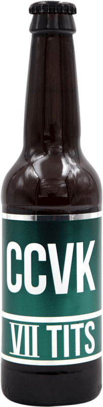 3,95 € Spedizione Gratuita | Birra CCVK VII TITS Spagna Bottiglia Terzo 33 cl