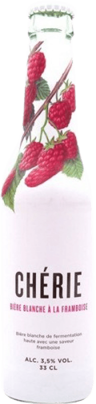 3,95 € Free Shipping | Beer Chèrie Belgium Third-Liter Bottle 33 cl Framboise — Raspberry