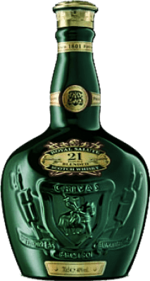 131,95 € Free Shipping | Whisky Blended Chivas Regal Royal Salute Verde United Kingdom 21 Years Bottle 70 cl