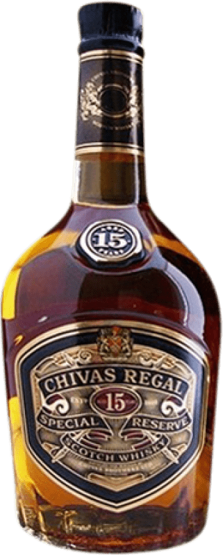 455,95 € Envio grátis | Whisky Blended Chivas Regal Escócia Reino Unido 15 Anos 70 cl
