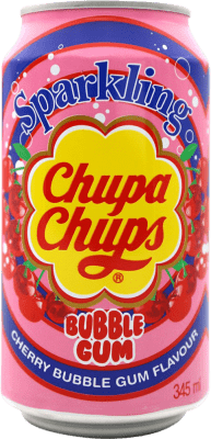 3,95 € 免费送货 | 饮料和搅拌机 Chupa Chups Cherry Bubble Gum 西班牙 铝罐 33 cl