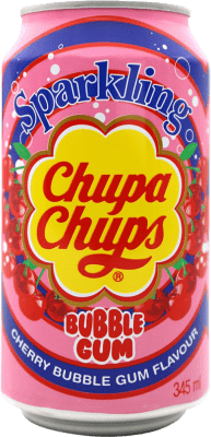 3,95 € Бесплатная доставка | Напитки и миксеры Chupa Chups Cherry Bubble Gum Испания Алюминиевая банка 33 cl