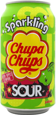 3,95 € 免费送货 | 饮料和搅拌机 Chupa Chups Green Apple 西班牙 铝罐 33 cl