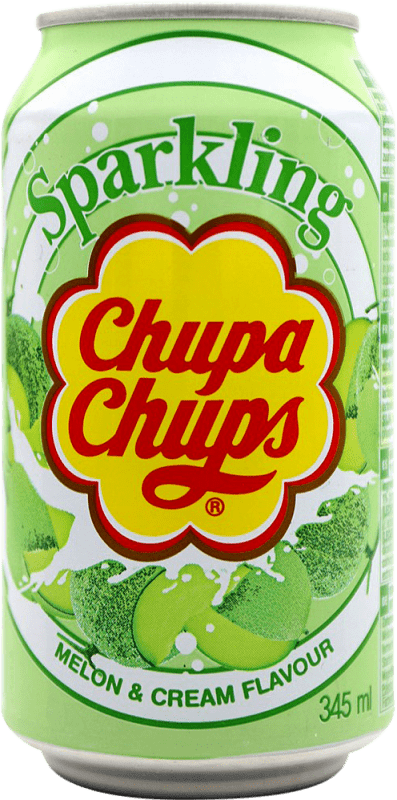 2,95 € Free Shipping | Soft Drinks Chupa Chups Cream Spain Can 33 cl Melón — Melon