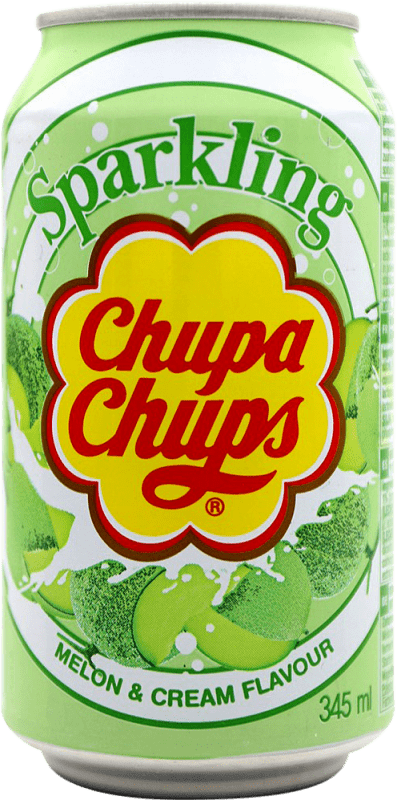 3,95 € Free Shipping | Soft Drinks & Mixers Chupa Chups Melon & Cream Spain Can 33 cl