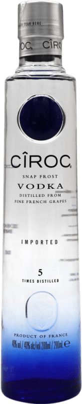 14,95 € Envoi gratuit | Vodka Cîroc France Petite Bouteille 20 cl