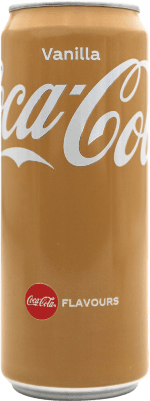 2,95 € Spedizione Gratuita | Bibite Coca-Cola Spagna Lattina 33 cl Vanilla — Vaniglia