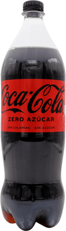 1,95 € 免费送货 | 饮料和搅拌机 Coca-Cola Zero 西班牙 瓶子 1 L