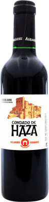 6,95 € Envío gratis | Vino tinto Condado de Haza Crianza D.O. Ribera del Duero España Media Botella 37 cl