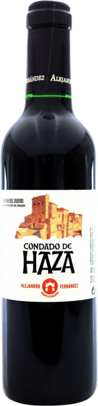 6,95 € Free Shipping | Red Wine Condado de Haza Crianza — Aged D.O. Ribera del Duero Spain Half Bottle 37 cl
