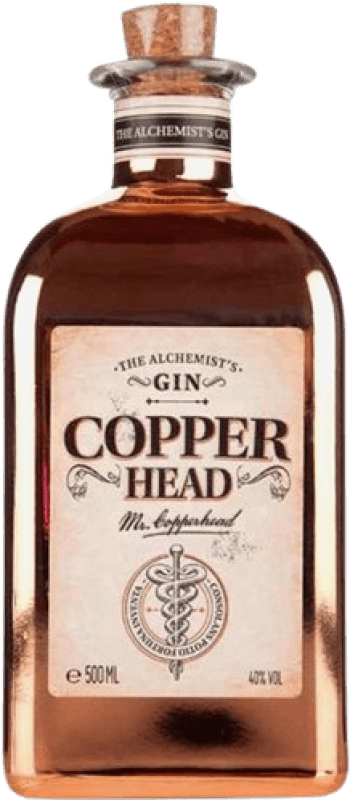 46,95 € Envoi gratuit | Genièvre Gin Copperhead Belgique Bouteille Medium 50 cl