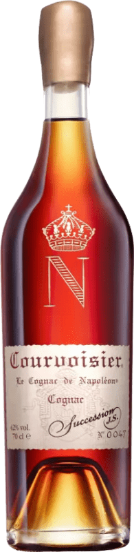 4 909,95 € Бесплатная доставка | Коньяк Courvoisier Succession JS A.O.C. Cognac Франция 70 cl