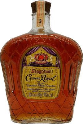 429,95 € Kostenloser Versand | Whiskey Blended Crown Royal Canadian Seagram's Kanada Flasche 70 cl