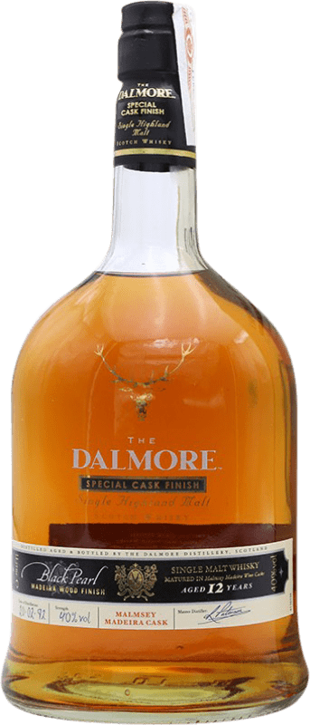 682,95 € 送料無料 | ウイスキーシングルモルト Dalmore Black Pearl スコットランド イギリス 12 年 ボトル 1 L