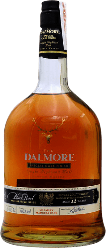 682,95 € Kostenloser Versand | Whiskey Single Malt Dalmore Black Pearl Schottland Großbritannien 12 Jahre Flasche 1 L