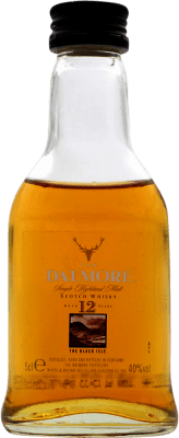 9,95 € Spedizione Gratuita | Whisky Single Malt Dalmore The Black Isle Scozia Regno Unito 12 Anni Bottiglietta Mignon 5 cl