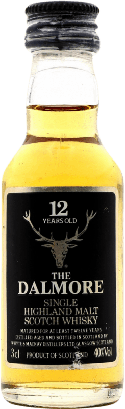 11,95 € 送料無料 | ウイスキーシングルモルト Dalmore コレクターの標本 スコットランド イギリス 12 年 ミニチュアボトル 4 cl