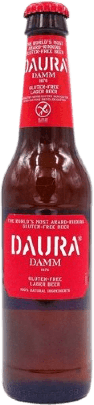 2,95 € Kostenloser Versand | Bier Daura Spanien Drittel-Liter-Flasche 33 cl