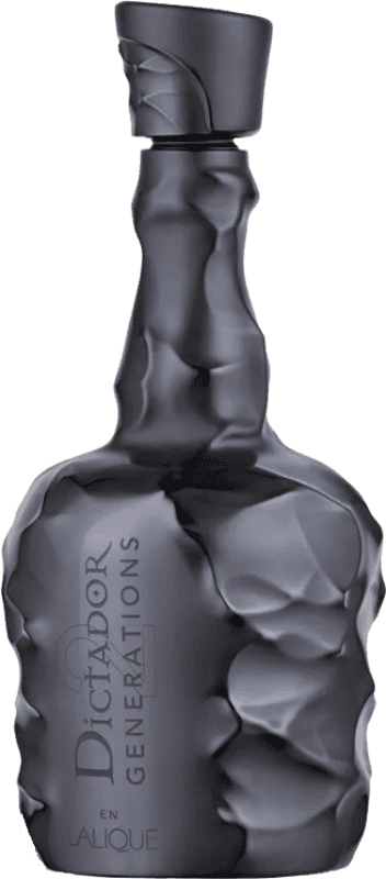 19 482,95 € Envío gratis | Ron Dictador Generations en Lalique Colombia Botella 70 cl