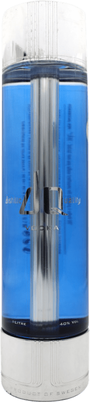 131,95 € Envío gratis | Vodka DQ Distilled Quality Suecia Botella 1 L