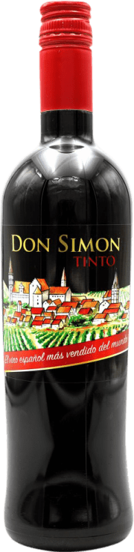 1,95 € Kostenloser Versand | Rotwein Don Simón Tinto Spanien Flasche 75 cl