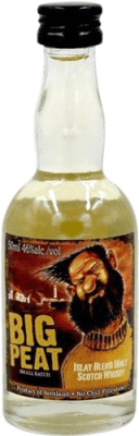 7,95 € 送料無料 | ブレンデッドウイスキー Douglas Laing's Big Peat アイラ島 イギリス ミニチュアボトル 5 cl