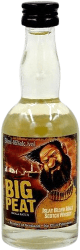 7,95 € Envoi gratuit | Whisky Blend Douglas Laing's Big Peat Islay Royaume-Uni Mini-Bouteille 5 cl