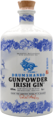 59,95 € Free Shipping | Gin Drumshanbo Gunpowder Cerámica Ireland Bottle 1 L