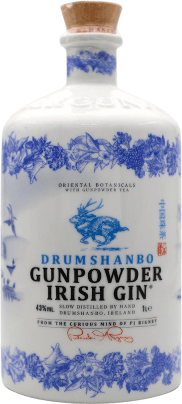 59,95 € 免费送货 | 金酒 Drumshanbo Gunpowder Cerámica 爱尔兰 瓶子 1 L