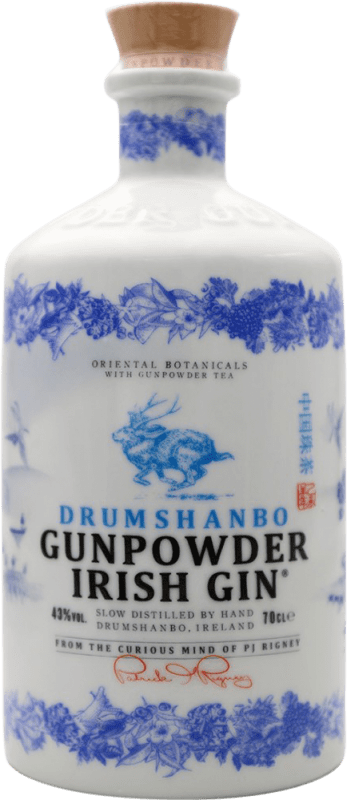 48,95 € 送料無料 | ジン Drumshanbo Gunpowder Ceramic Porcelain — セラミックポーセリン アイルランド 70 cl
