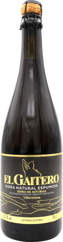 7,95 € Envoi gratuit | Cidre El Gaitero Etiqueta Negra Espagne Bouteille 75 cl